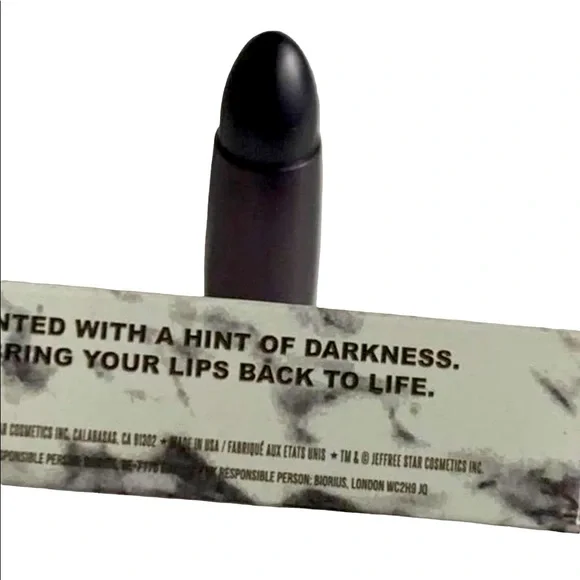 Jeffree Star Lip Balm in Widow (black tint) New in Box - Picture 4 of 4